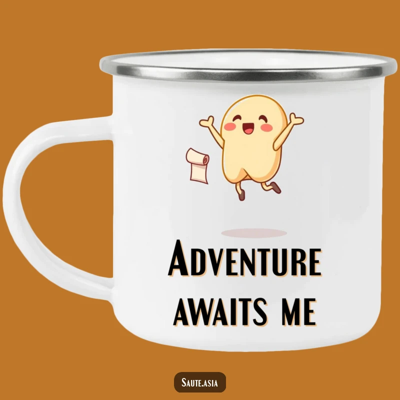 Funny Fortune Cookie Camp Mug: Celebrate Outdoors with Luck