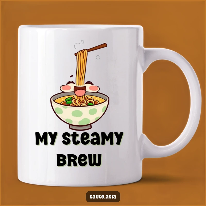 Funny Ramen Slurp Mug - Delighted Noodle Lover Gift