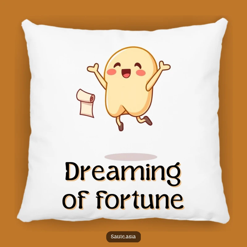 Funny Fortune Cookie Pillow: Huggable Happiness and Good Fortune