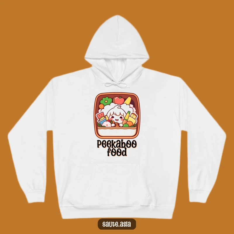 Funny Bento Box Hoodie: Playful Foodie Character Sweatshirt for Cozy Fun