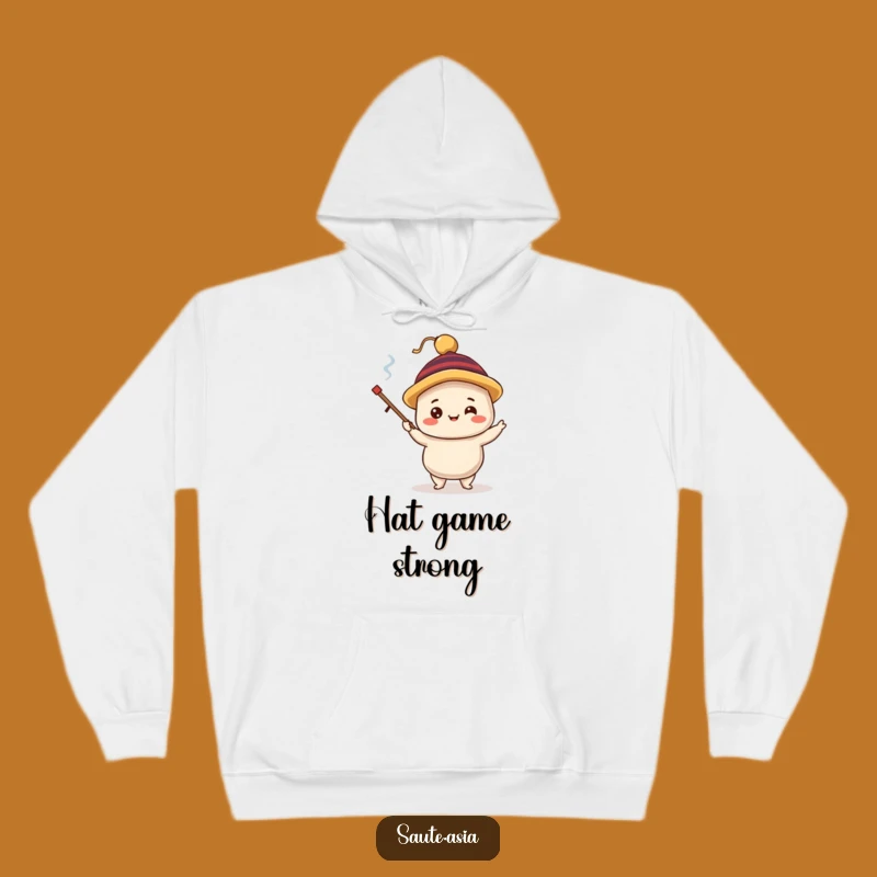 Funny Dim Sum Hoodie: Cozy Juggling Dumpling, Cute Foodie Comfort Gift