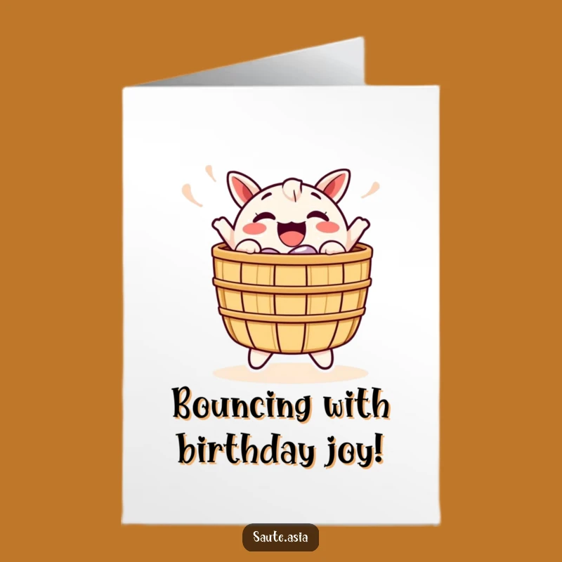 Joyful Free Printable Dim Sum Birthday Card - Bouncing Basket Downloadable Fun