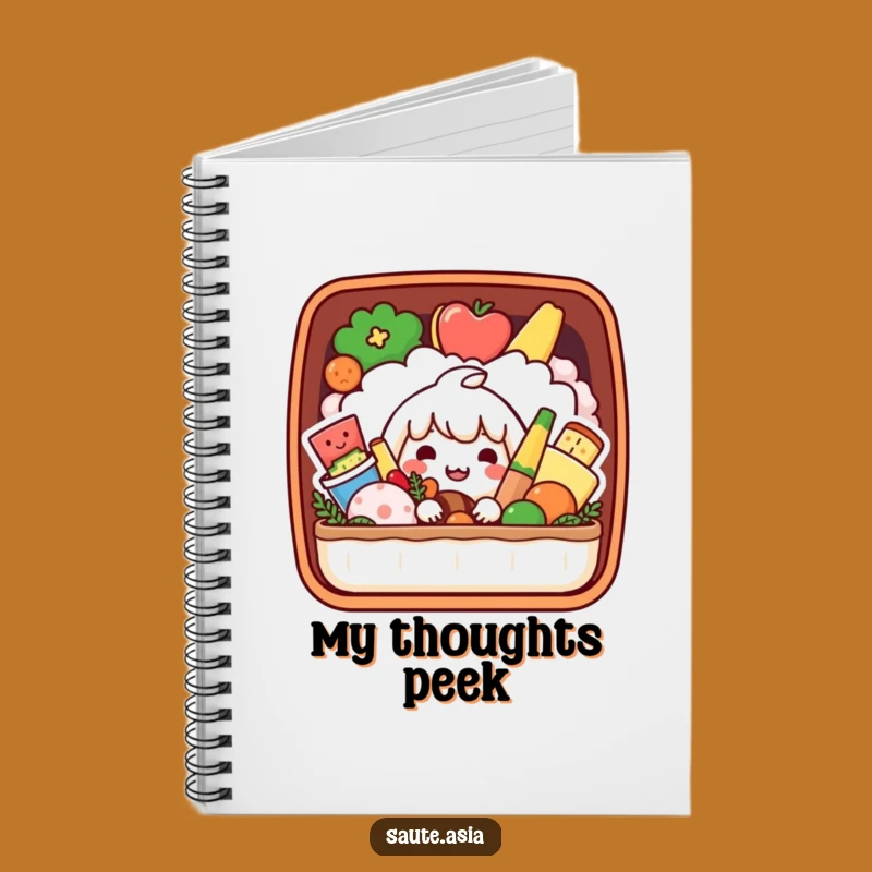 Funny Bento Box Notebook: Playful Foodie Character Journal for Ideas