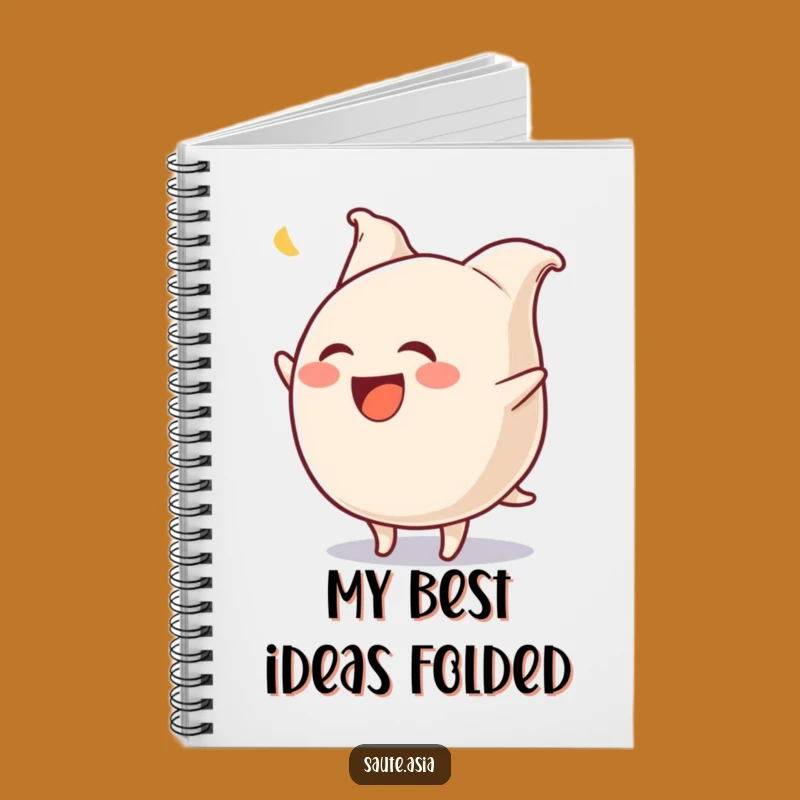 Funny Gyoza Flip Notebook: Hilarious Dumpling Journal for Creative Ideas